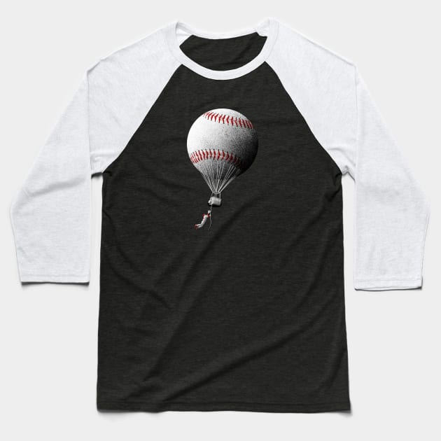 Fly Ball Baseball T-Shirt by victorcalahan